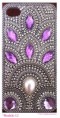 Capinha com pedraria e strass - Modelo 12 - Iphone 5/5S